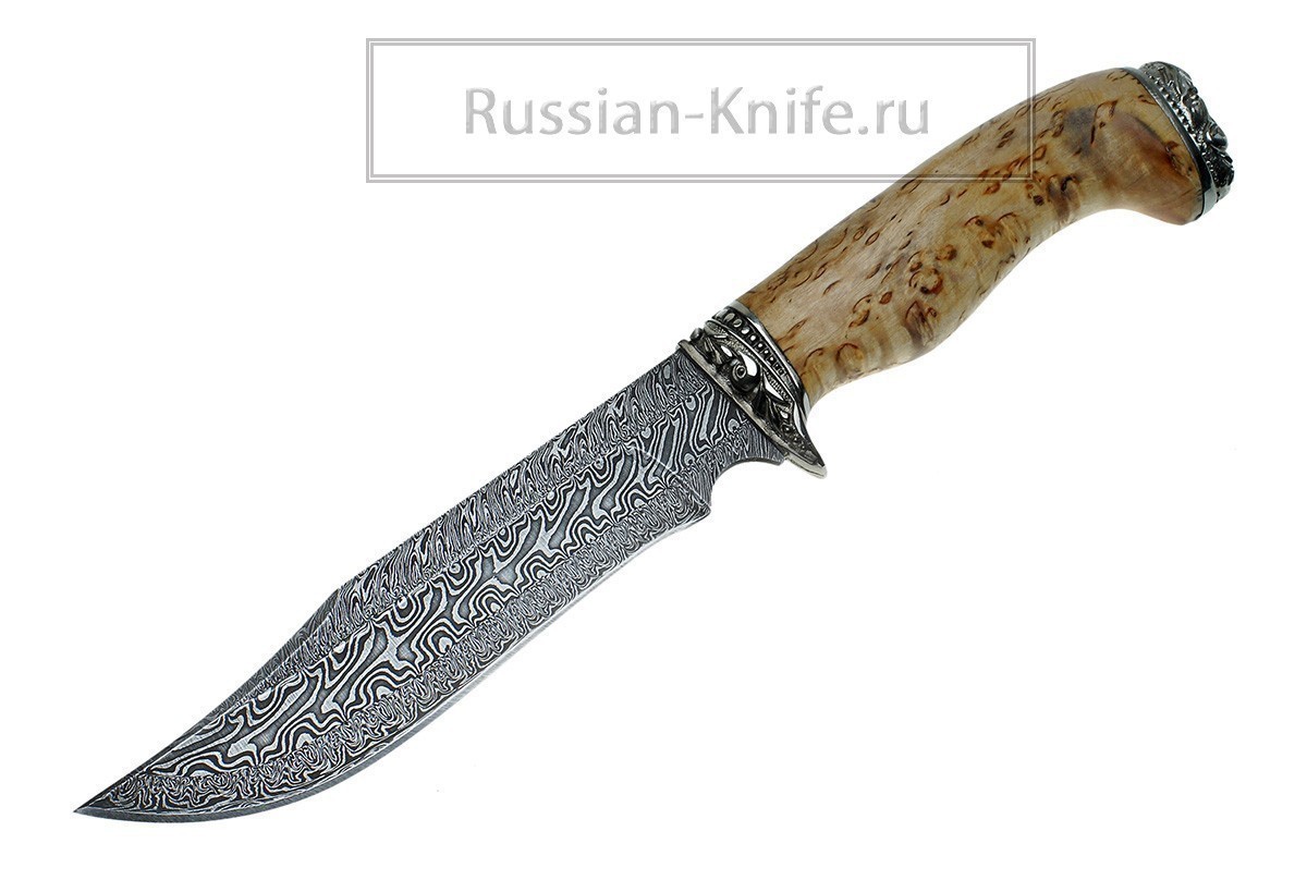 я Нож Баракуда-4 (торцевой дамасск) я Нож Баракуда-4 (торцевой дамасск)