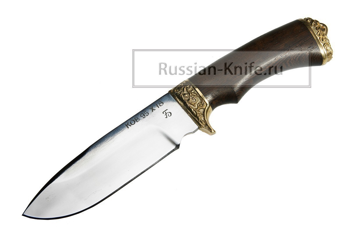 Охотничий Нож - скинер Бобр (сталь х12мф)