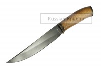 Нож 0071 большой, И.Пампуха (легированный булат), в бронзе