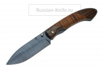 Нож складной Нерпа-Б, береста (дамасская сталь)