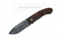 - Нож складной Егерьский-2, (дамасская сталь)
