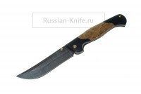 Нож складной Страж-2,  (дамасская сталь), граб+карельская береза