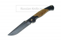 - Нож складной Актай-2, (дамасская сталь) карельская берёза