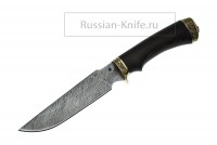 Нож Охотник (дамасская сталь), венге