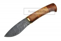 Нож Гриф (дамасская сталь), береста