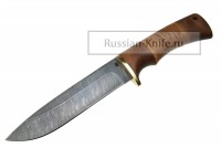 - Нож Клык (дамасская сталь), береста