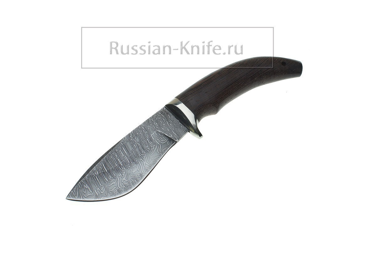 Нож Ёжик (дамасская сталь), венге