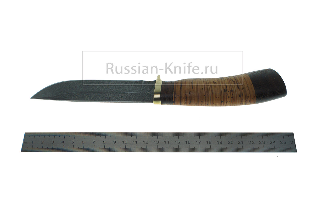 - Нож Бобр-3 (дамасская сталь)