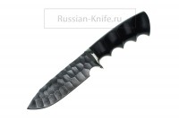 Нож Бобр (дамасская сталь)-ручная ковка