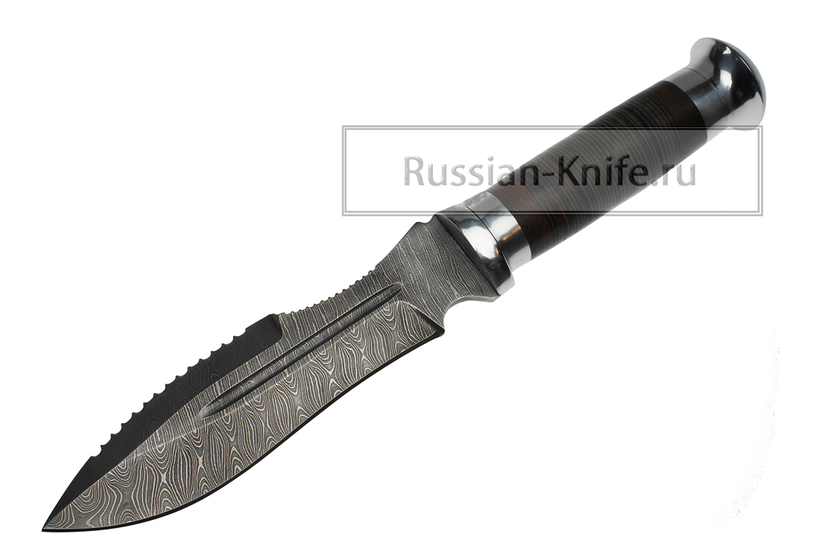 - Нож Барс-4 (дамасская сталь), пенал