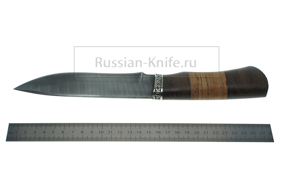 Нож Беркут (дамасская сталь), А.Жбанов