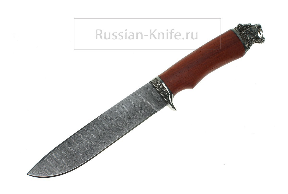 - Нож Клык (дамасская сталь)