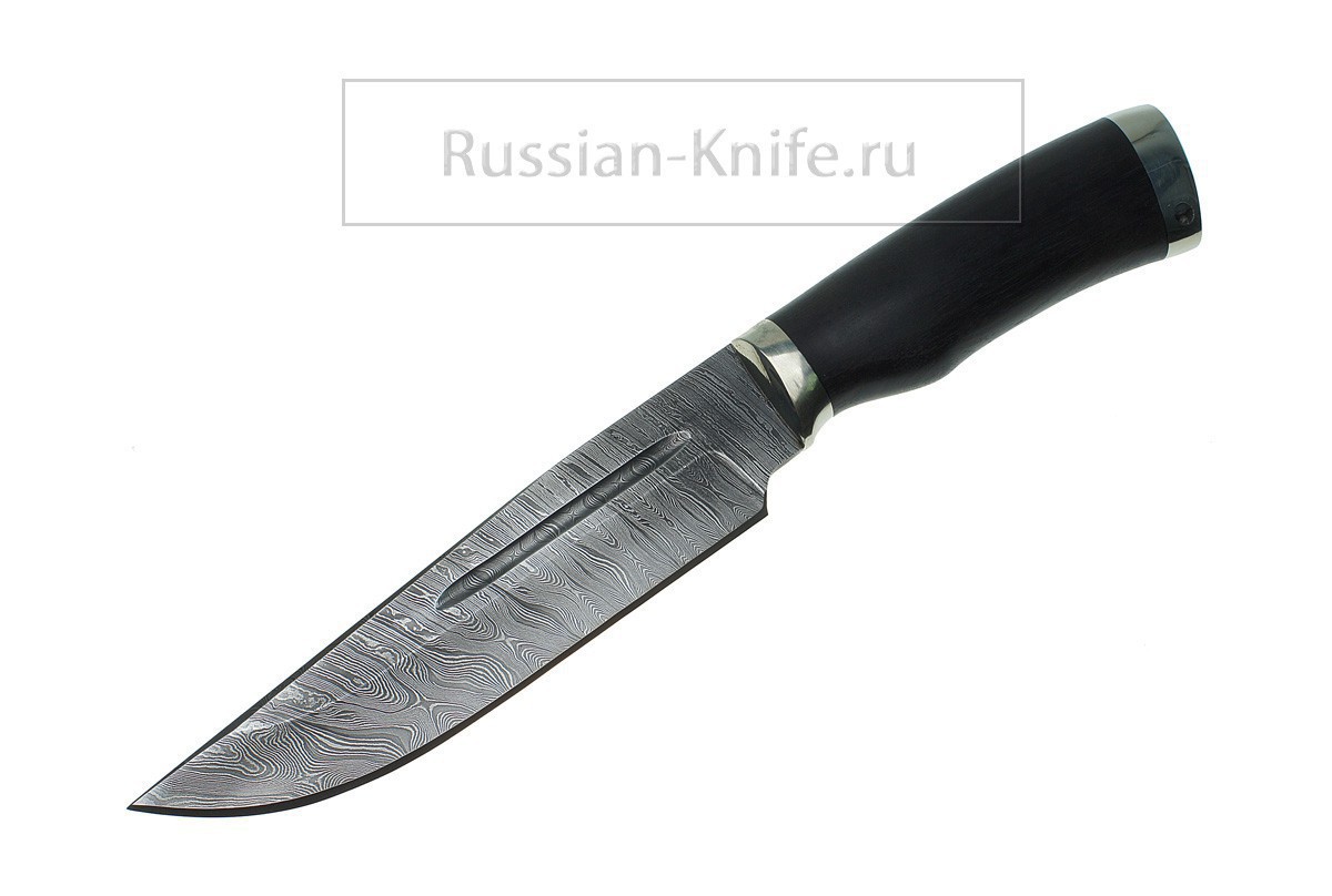 - Нож Медведь (дамасская сталь)