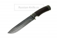 - Нож Клык (дамасская сталь),венге