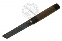 Нож Японский- м (дамасская сталь), береста