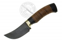 Нож Джамбо-1 (дамасская сталь), береста