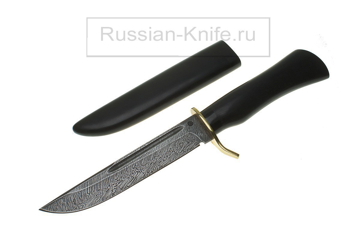Нож Засапожный (дамасская сталь), Крутов В.