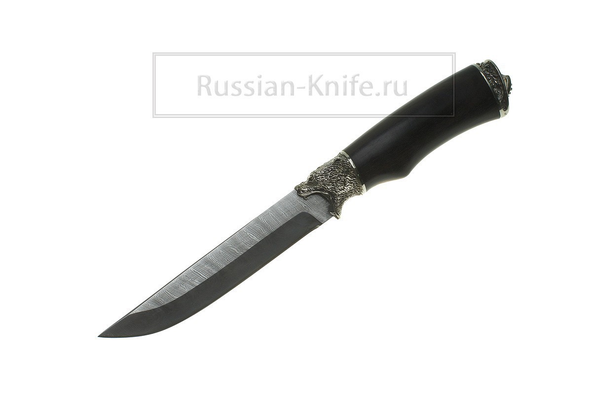 Фотография, картинка, Нож Лань (дамасская сталь) граб, А.Жбанов