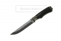 Нож Лань (дамасская сталь) граб, А.Жбанов