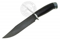 Нож Универсал (дамасская сталь), кожа
