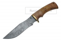 Нож Питон (дамасская сталь), береста