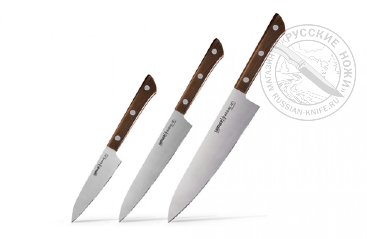 - Набор из 3 ножей SHR-0220WO/K 