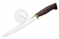Нож Филейный (сталь 95х18),  рукоять - алюминий, граб