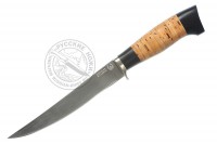 Нож Филейный-М (сталь Х12МФ), береста