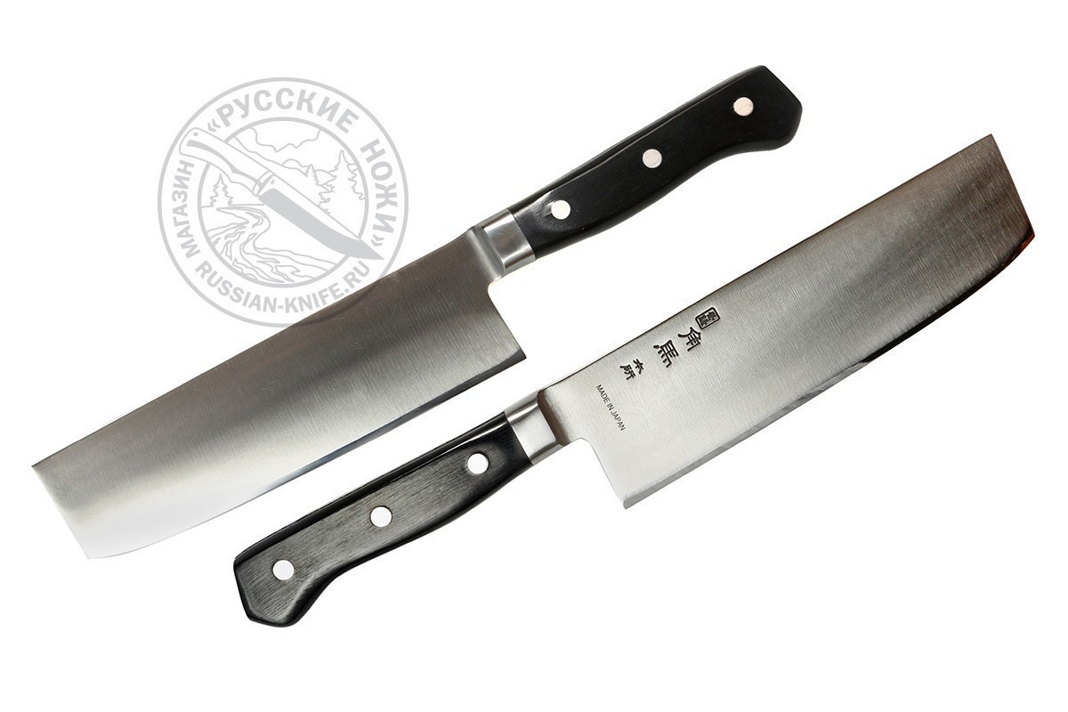 Нож кухонный Накири TU-9002, 165 мм, молибден-ванадиевая сталь, рукоять - древесина