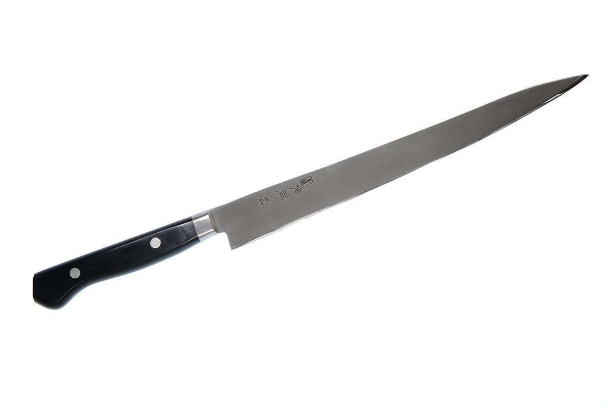 Фотография, картинка, Нож кухонный для нарезки TU-9012, 240 мм, молибден-ванадиевая сталь, рукоять - древесина
