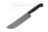 Нож Узбек-А (сталь булат), цельнометаллический, граб