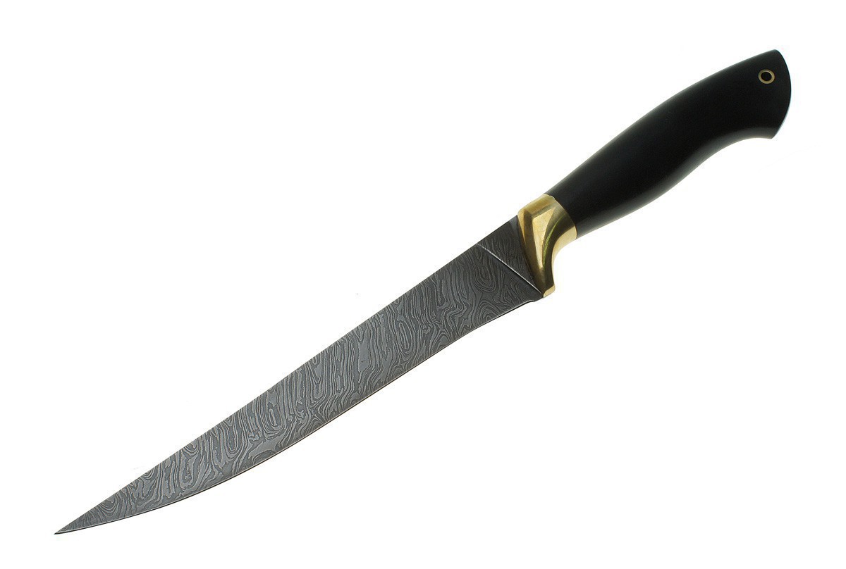 Нож Филейный-1 (дамасская сталь)
