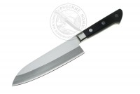 - Нож TJ-120 Сантоку Tojiro Tojyuro, 165 мм, сталь Мо-V, 3 слоя, рукоять полипропилен