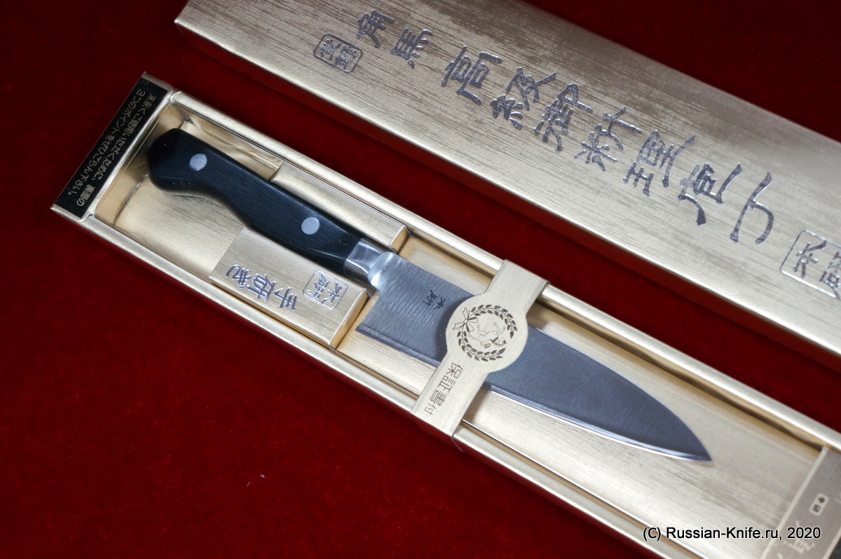 Нож кухонный универсальный TU-9008, 125 мм, молибден-ванадиевая сталь, рукоять - древесина