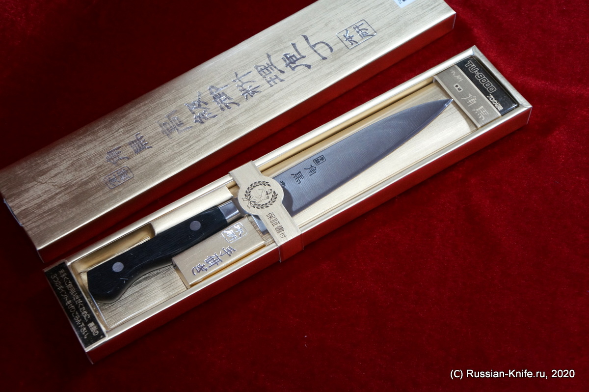 Нож кухонный универсальный TU-9009, 150 мм, молибден-ванадиевая сталь, рукоять - древесина