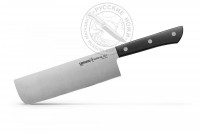 Нож кухонный SHR-0043B "SAMURA HARAKIRI", Накири, 161 мм, коррозионно-стойкая сталь, ABS пластик