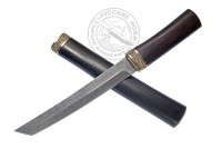 Нож "Самурай" (дамасская сталь), черный граб, А. Жбанов