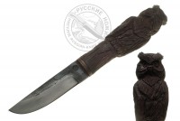 Нож "Сова" (сталь 9ХС), рукоять - дуб