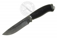 Нож Лань 2м (дамасская сталь), граб, резьба