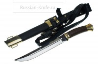 - Казачий нож Пластунский (сталь 95Х18), латунь