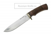 - Нож Клык-3 (сталь 95Х18), кожа+дерево