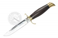 Нож "Н-28" , (сталь У10А), рукоять - граб, латунь