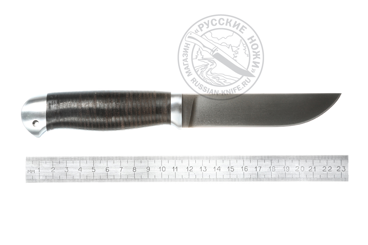 Нож "Засапожный-М" (сталь Х12МФ), кожа
