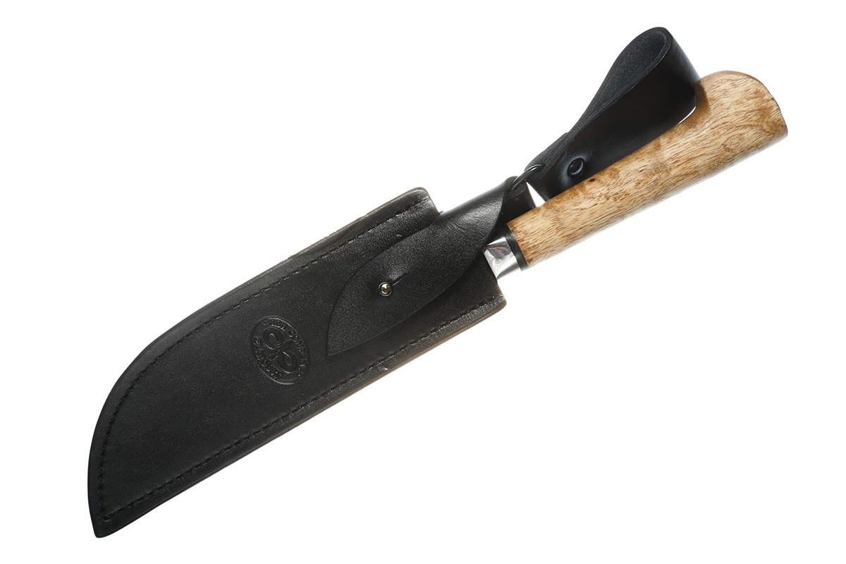 Нож Пчак (сталь 95Х18), карельская береза, компания АИР