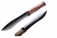Нож "Ротный-1" (Сталь рессорная 65Г), текстолит/дерево