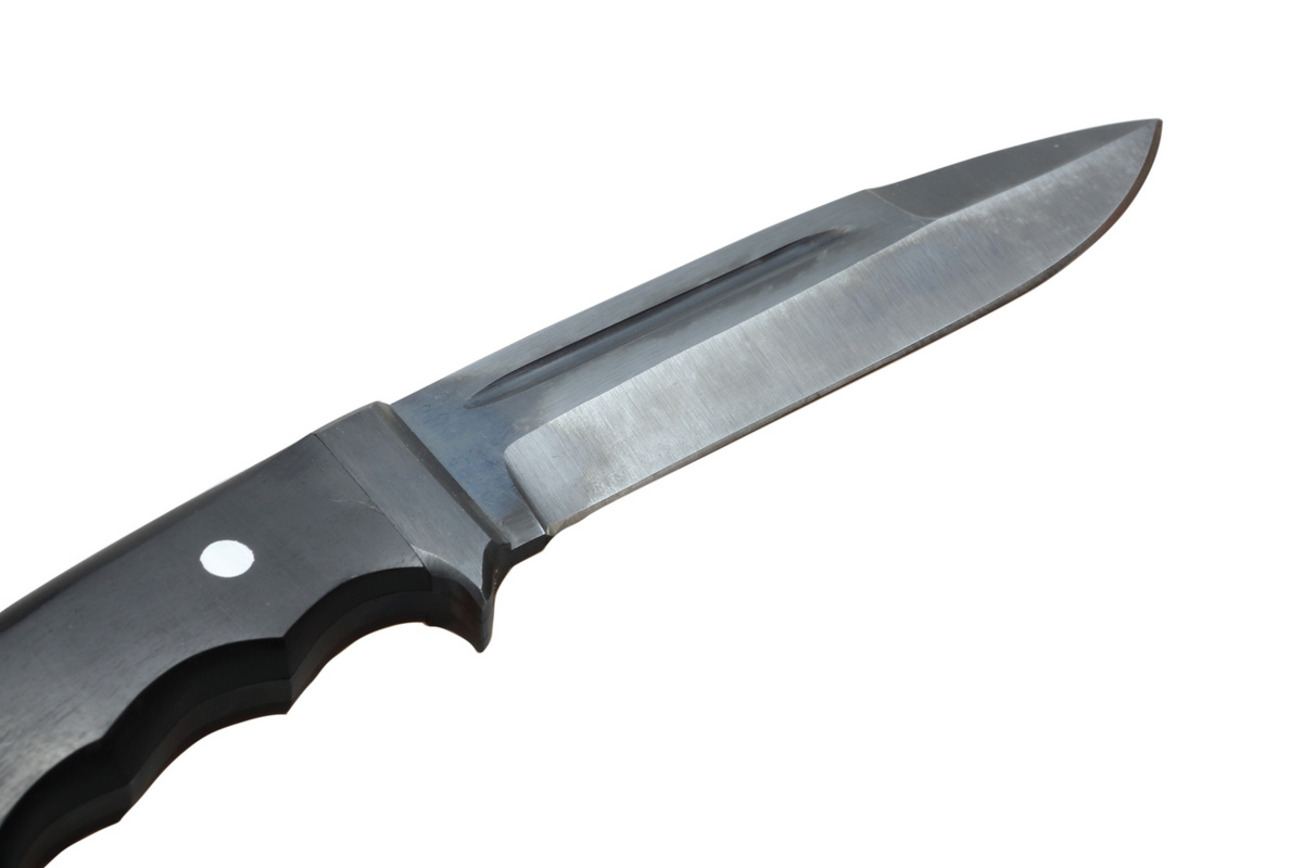 Нож "Солдат-1" (Сталь рессорная 65Г) ц.м., дерево