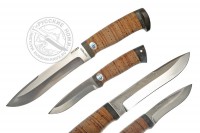 Набор ножей "Шаман", компания АИР, сталь 95х18, береста