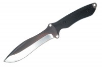 - Нож Вестигатор ц.м., текстолит (сталь 95х18), насечка, ножны оксфорд