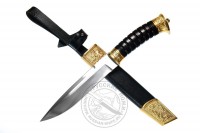 Нож Нарвал (Витязь), сталь 95х18, латунь