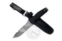 Нож Сапсан (сталь 70Х16МФС), камуфляж, резиновая рукоять, Мелита-К